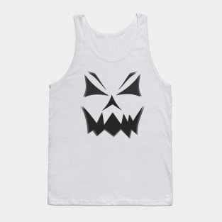 Pumpkin Face Crazy Halloween Pumpkin Jack-O Lantern - Toothy Grin - Scary Glow Smile Tank Top